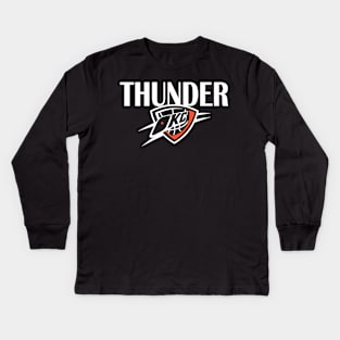 Thunder Okc Kids Long Sleeve T-Shirt